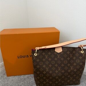 Louis Vuitton Brown Monogram Shoulder Bag